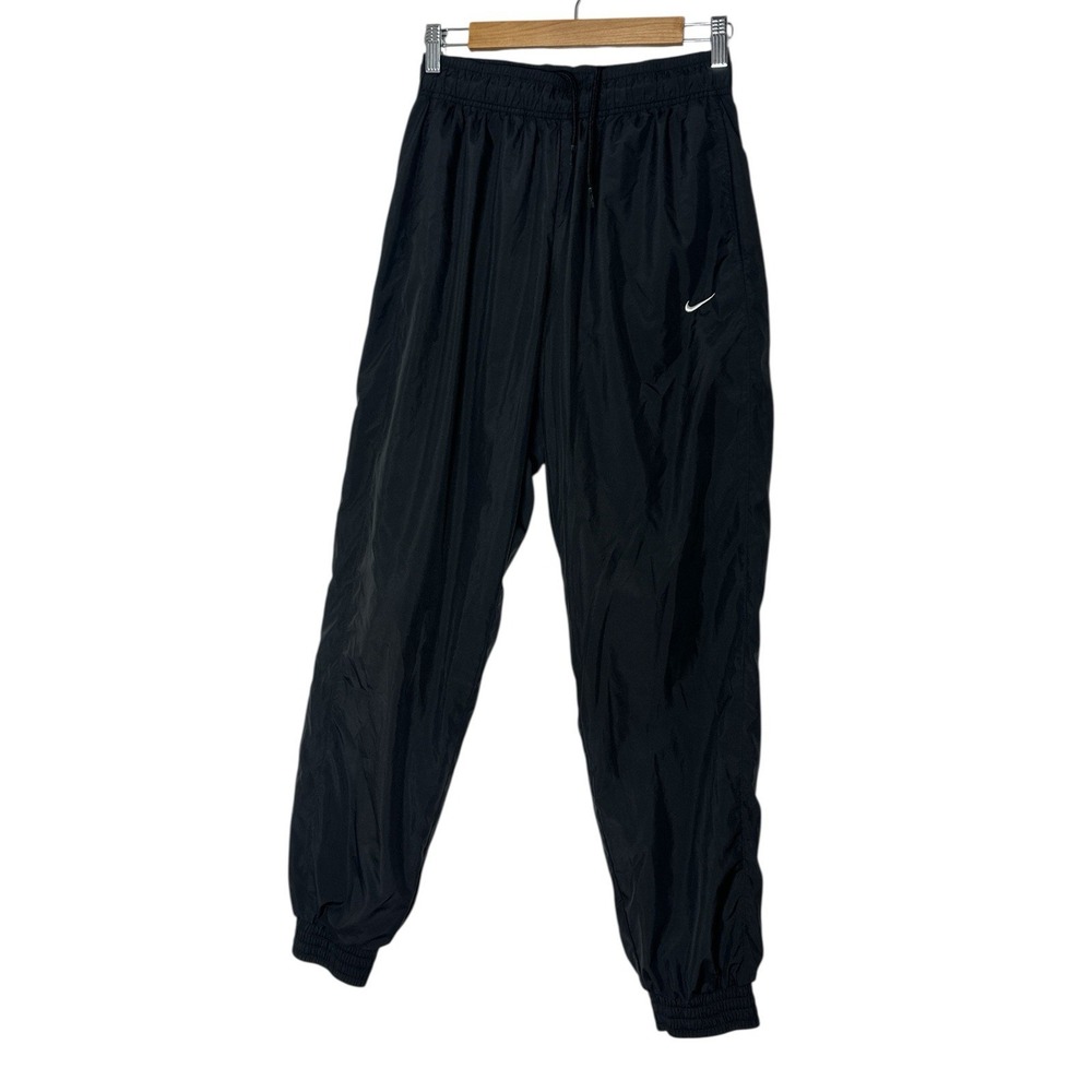 Nike Pants Black Sweatpants Men Small Ankle Mesh Lined Pocket Outdoor Classic‎
